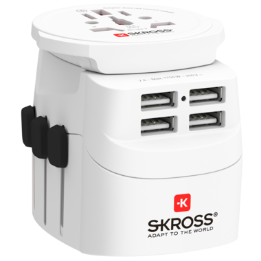 Skross 1500271 Adaptateur de voyage Country Adapter World to Siss+