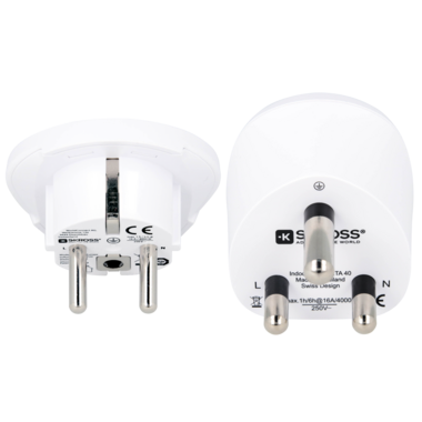 Skross Travel Adapter Combo - World-to-south Africa Earthed à Prix Carrefour